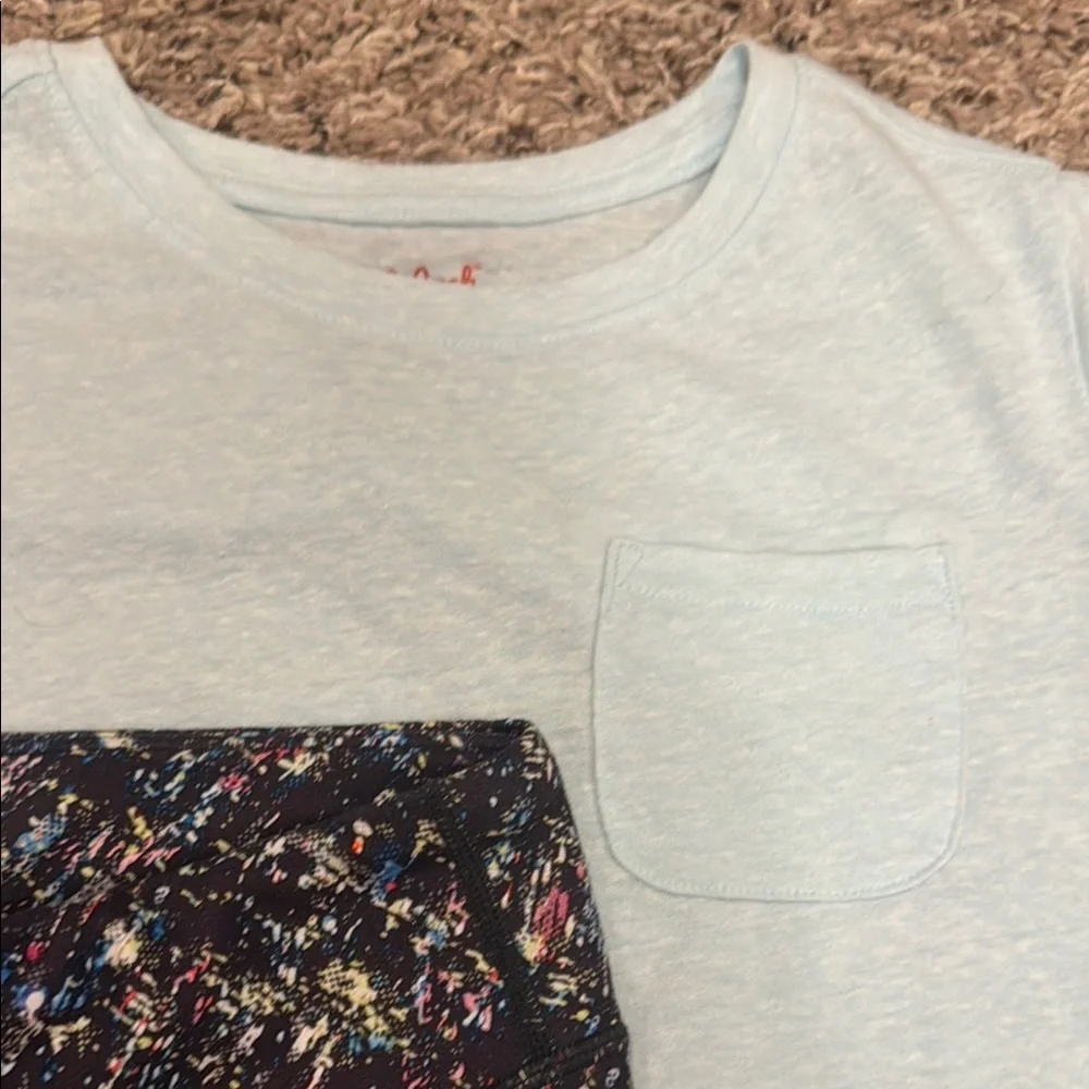 Athleta Girl Colorful Splatter Print Kids Leggings